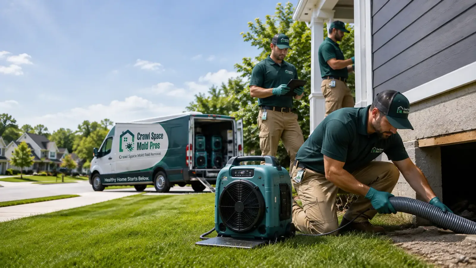 Crawl Space Mold Removal in Washington, ME